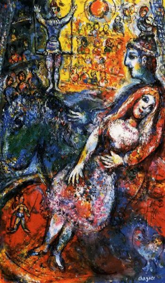 La piste du cirque by Marc Chagall