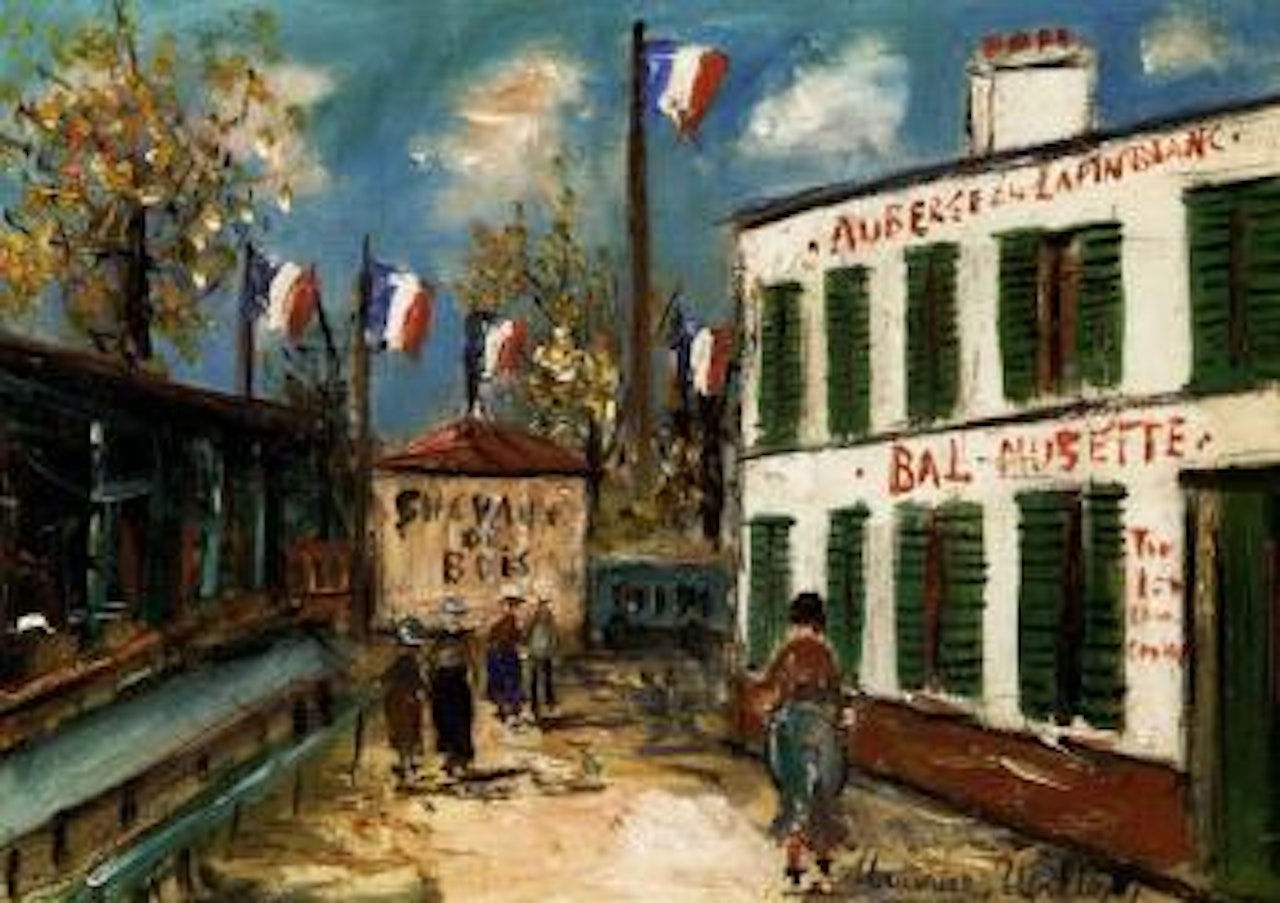 Auberge de lapin blance by Maurice Utrillo