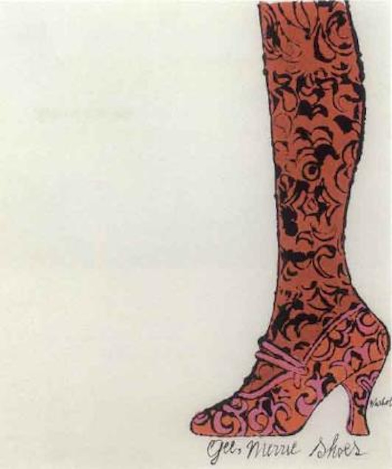 Gee, Merrie shoes by Andy Warhol