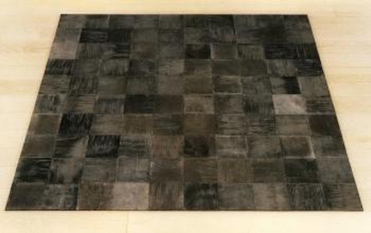 100 zinc square by Carl Andre