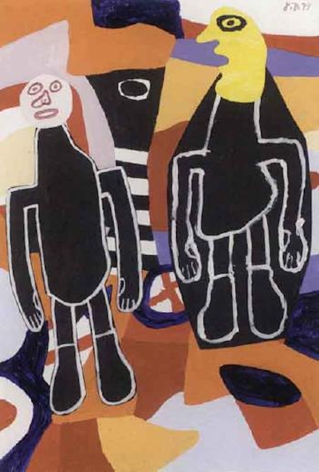 Le tragique instant by Jean Dubuffet