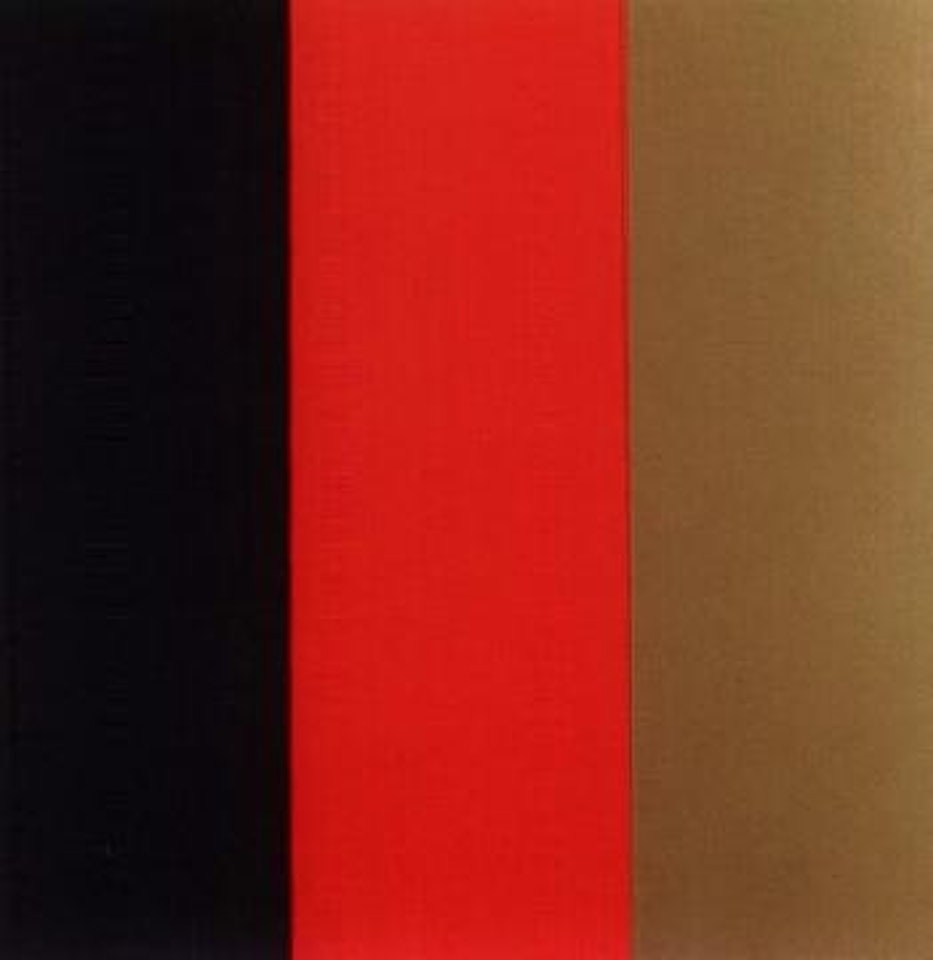 Schwarz, rot, gold by Gerhard Richter