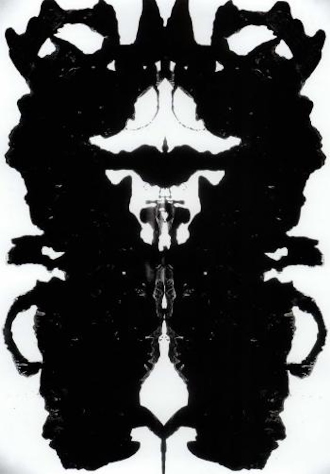 Untitled - Rorschach series by Andy Warhol