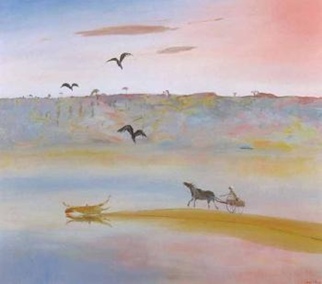 Jinker on a Sandbank, Shoalhaven by Arthur Merric Bloomfield Boyd