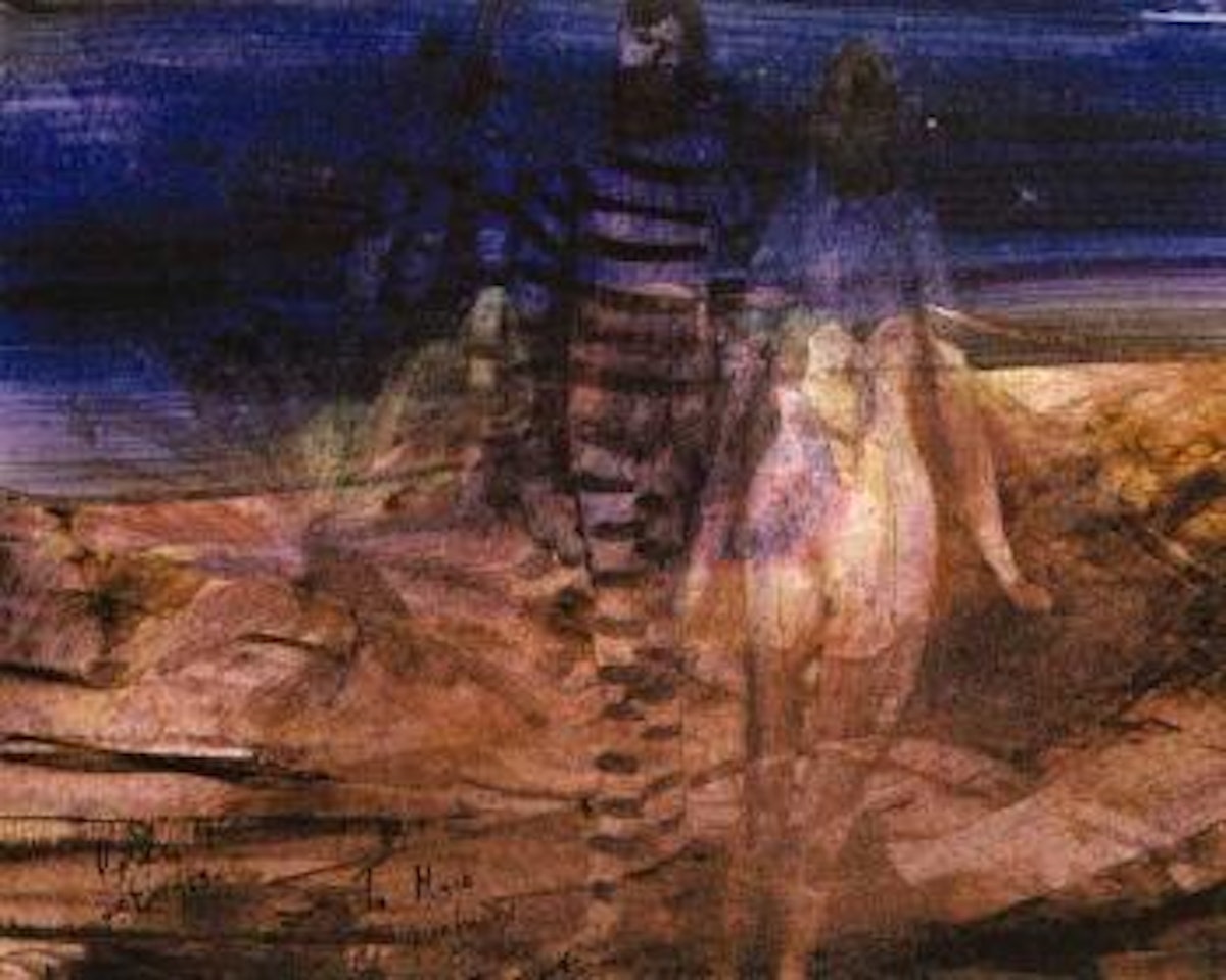 Mrs Fraser and convict by Sidney Nolan