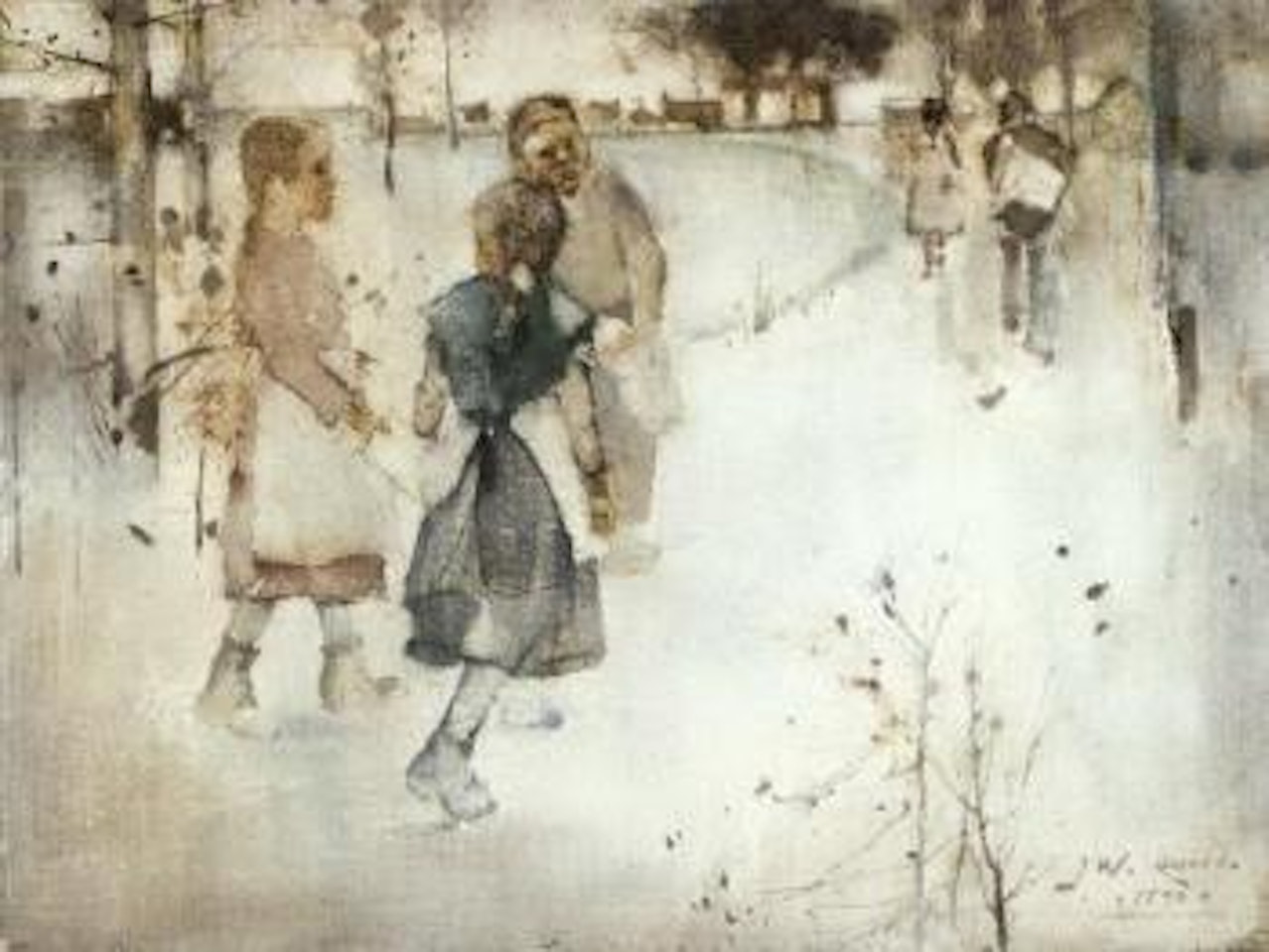 Going to school by James Watterson Herald