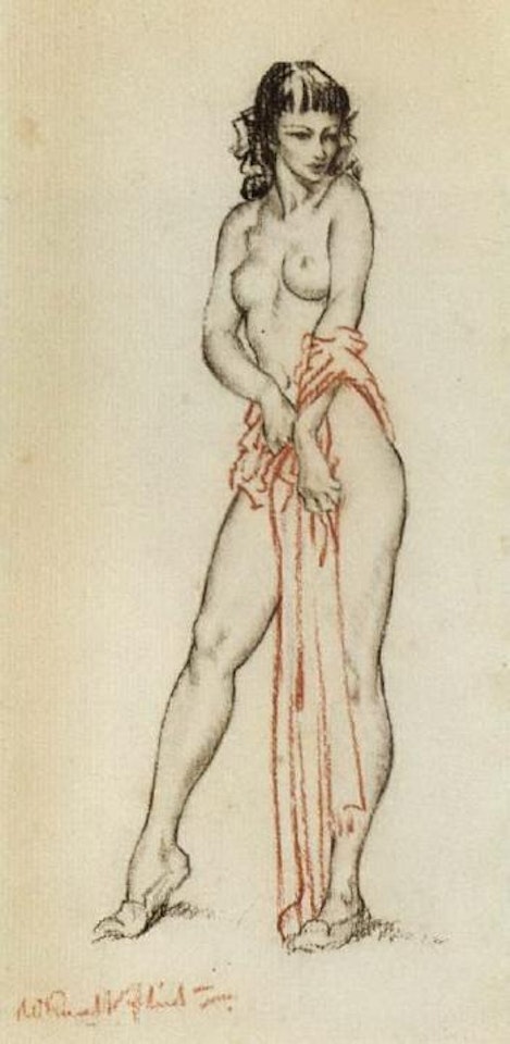 Standing nude by William Russell Flint