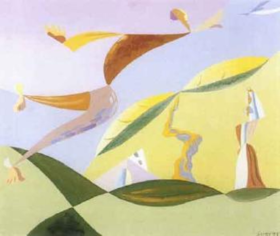 Homme, arbre, femme by Leopold Survage