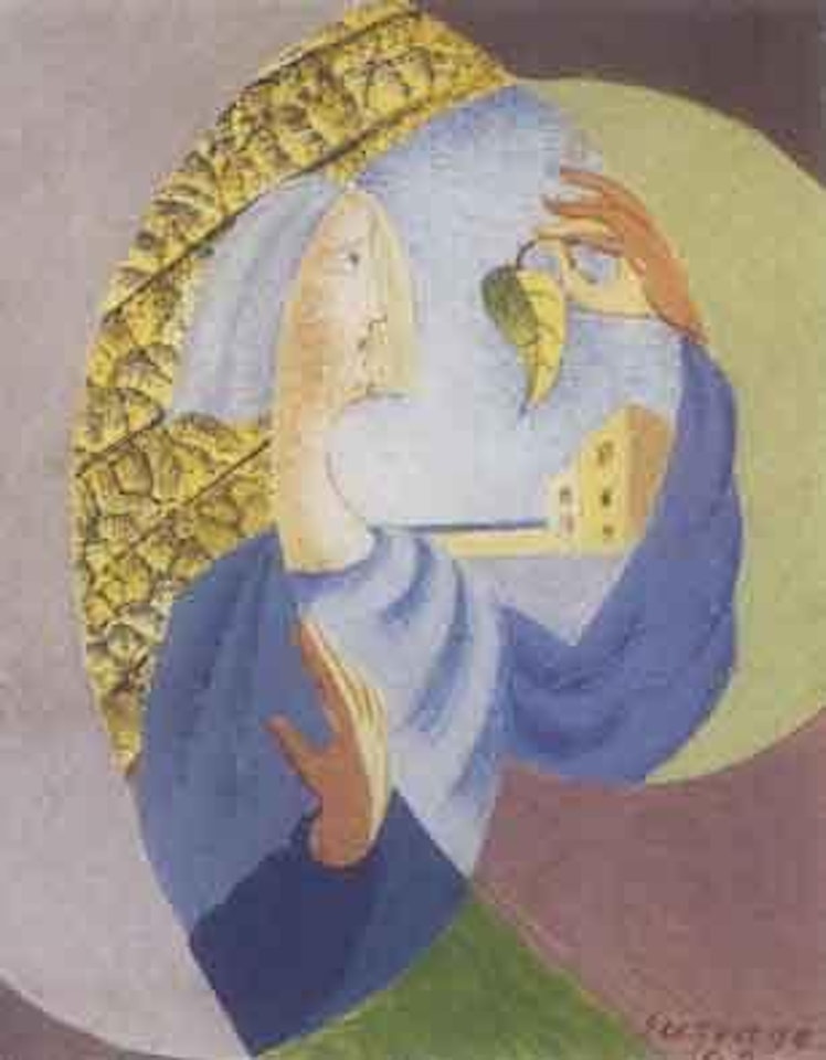 Femme a la feuille by Leopold Survage