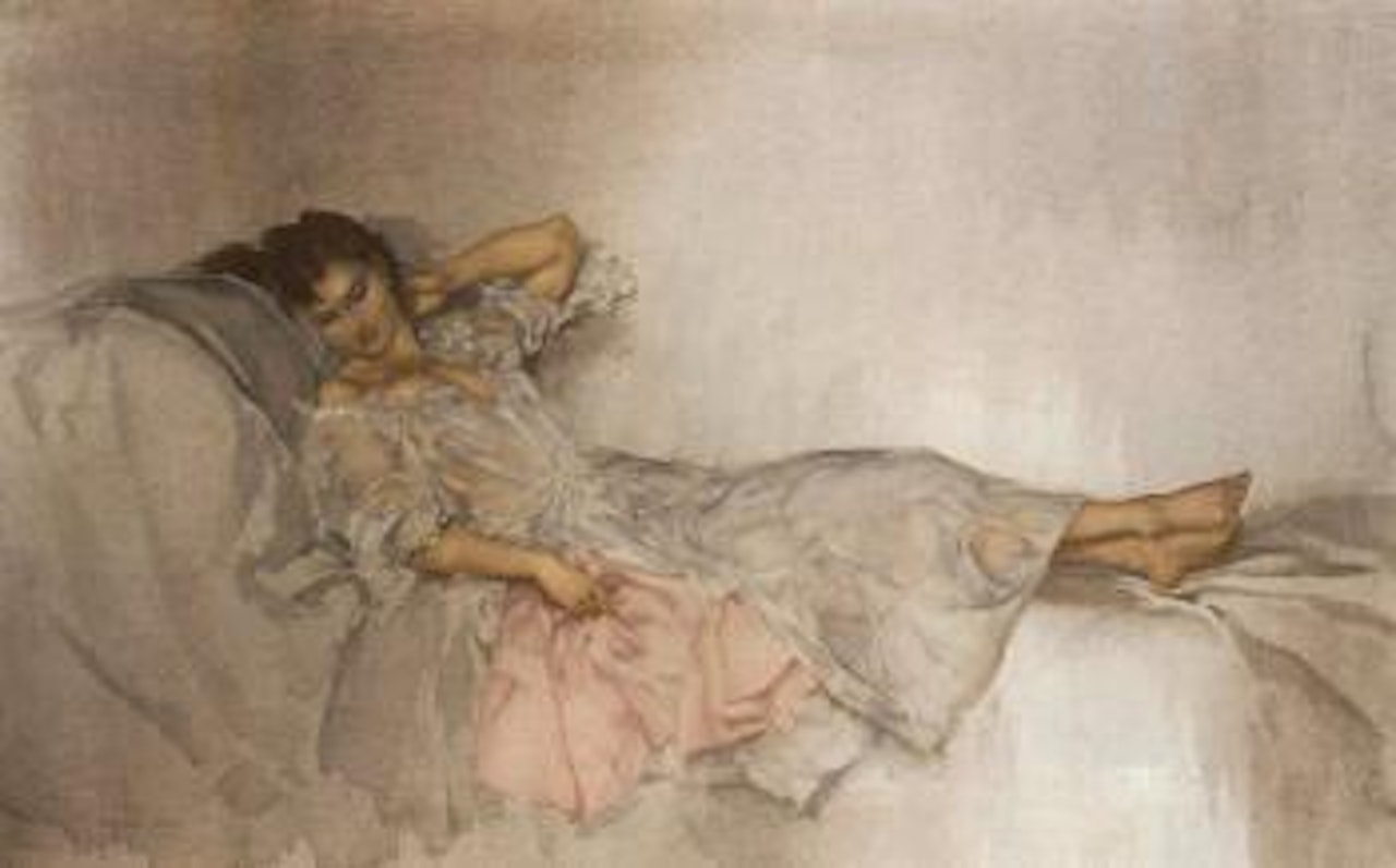 White dress by William Russell Flint