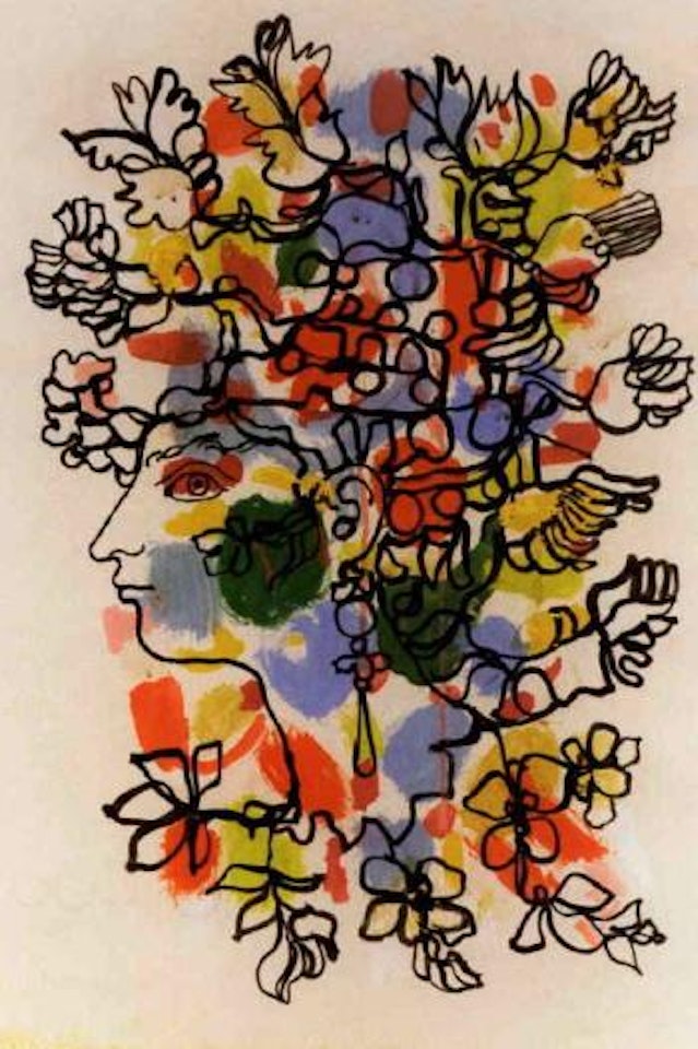 Portrait of woman by René Portocarrero