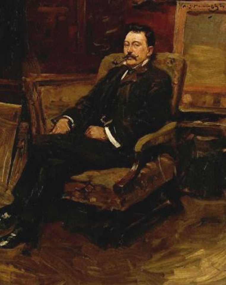 Portrait of Charles Baxter Nurse by Alfred James Munnings