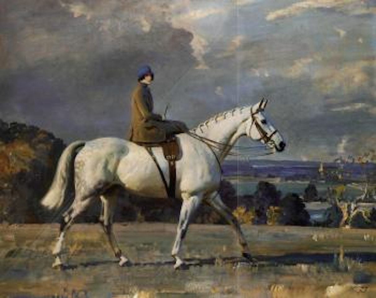 Beryl Riley-Smith on Snowflake by Alfred James Munnings