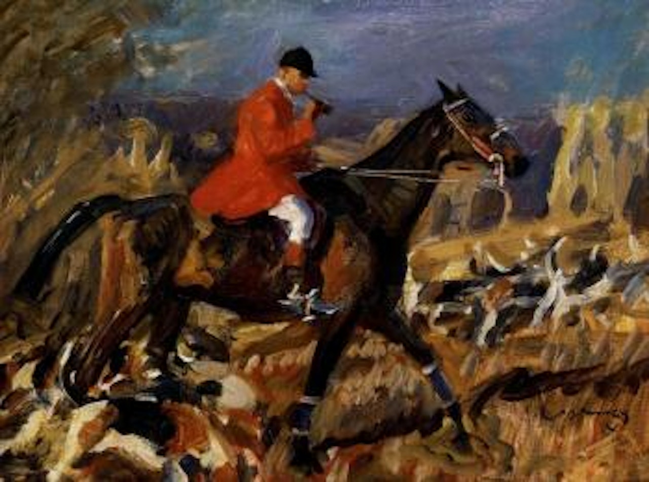 Study for 'Autumn Tapestry' by Alfred James Munnings