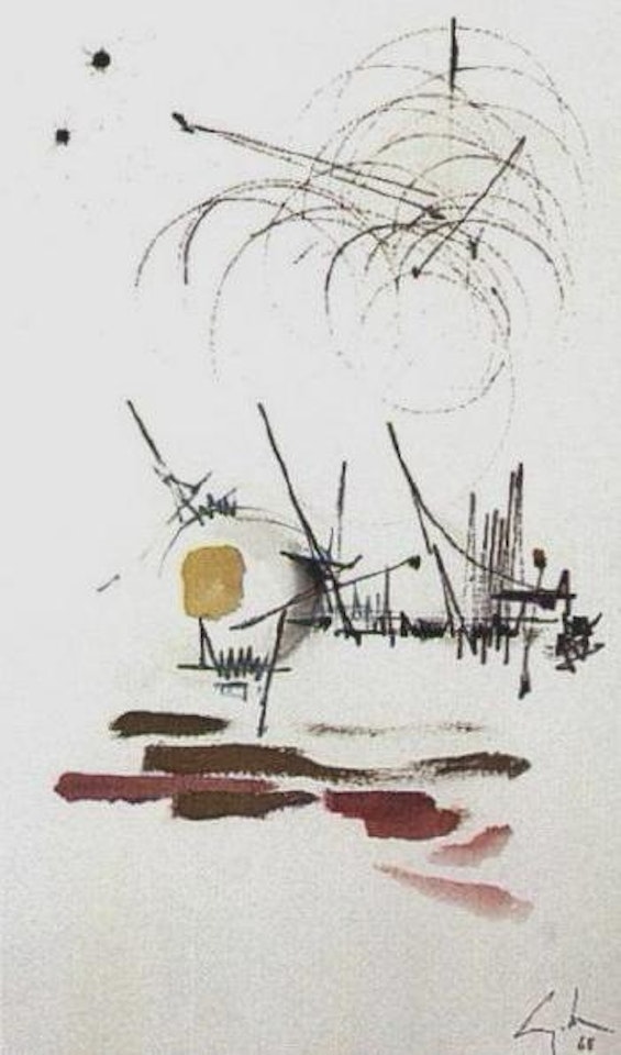 Composition by Georges Mathieu