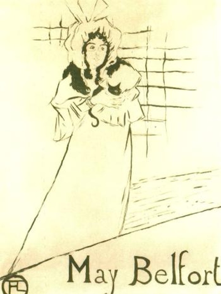 May Belfort by Henri de Toulouse-Lautrec