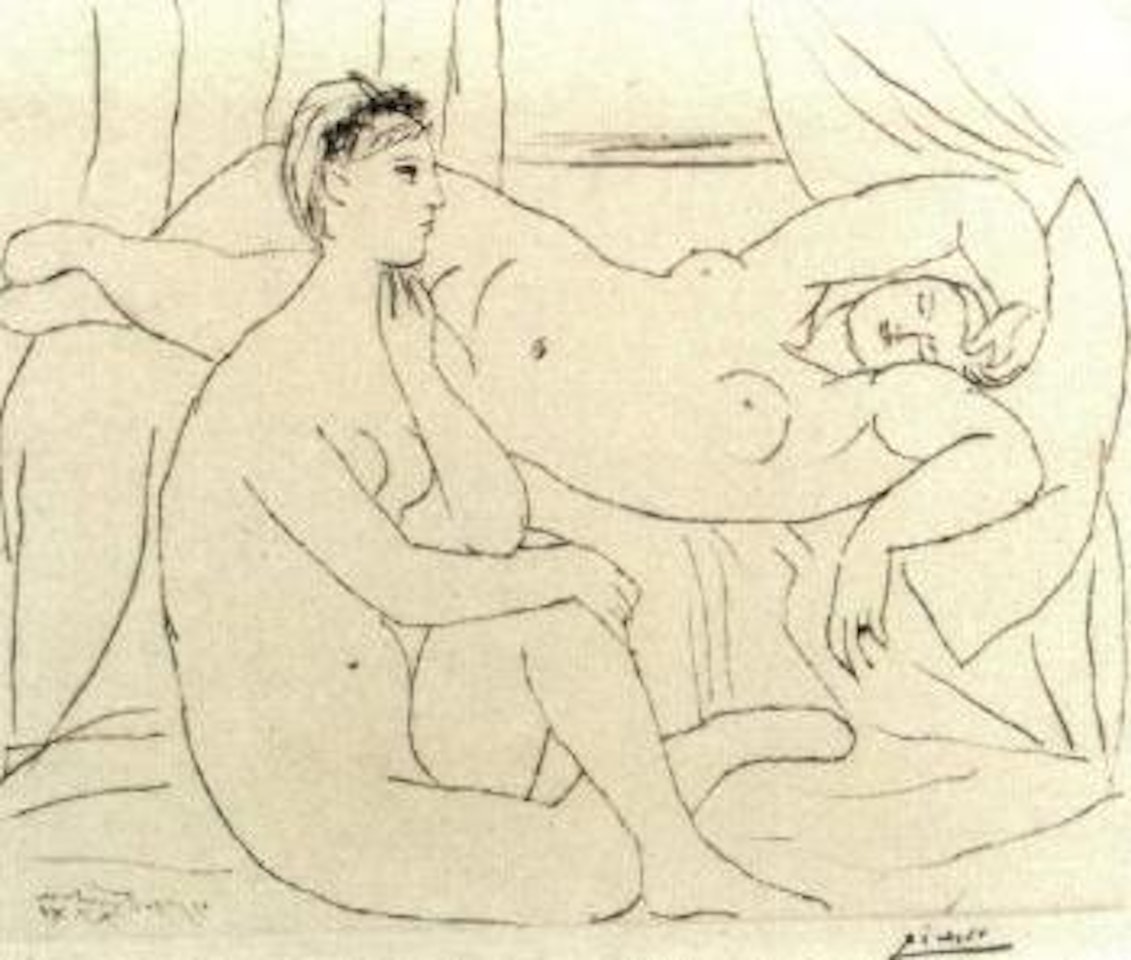 Femmes se reposant by Pablo Picasso