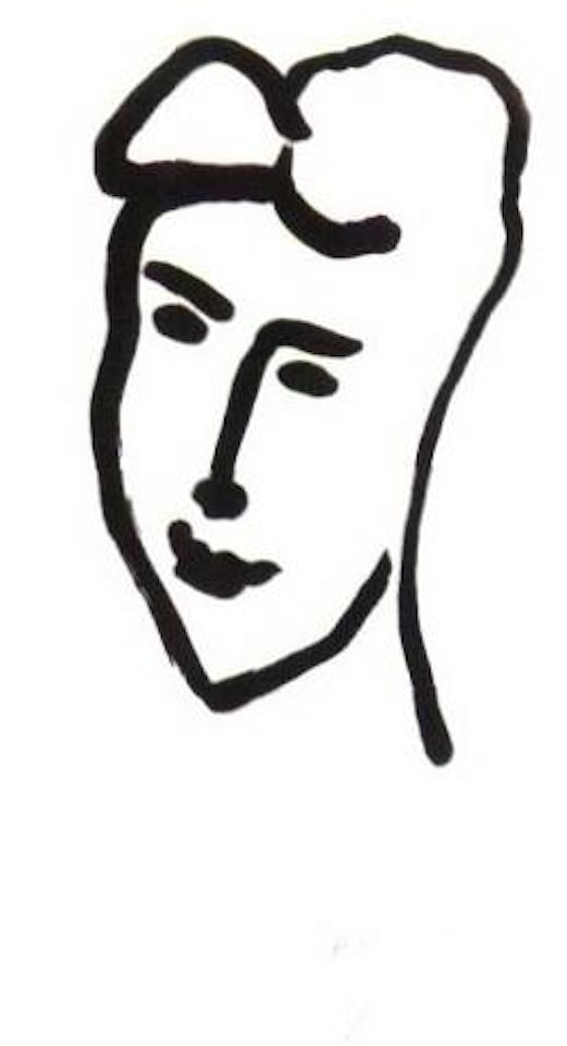 Visage de jeune femme by Henri Matisse