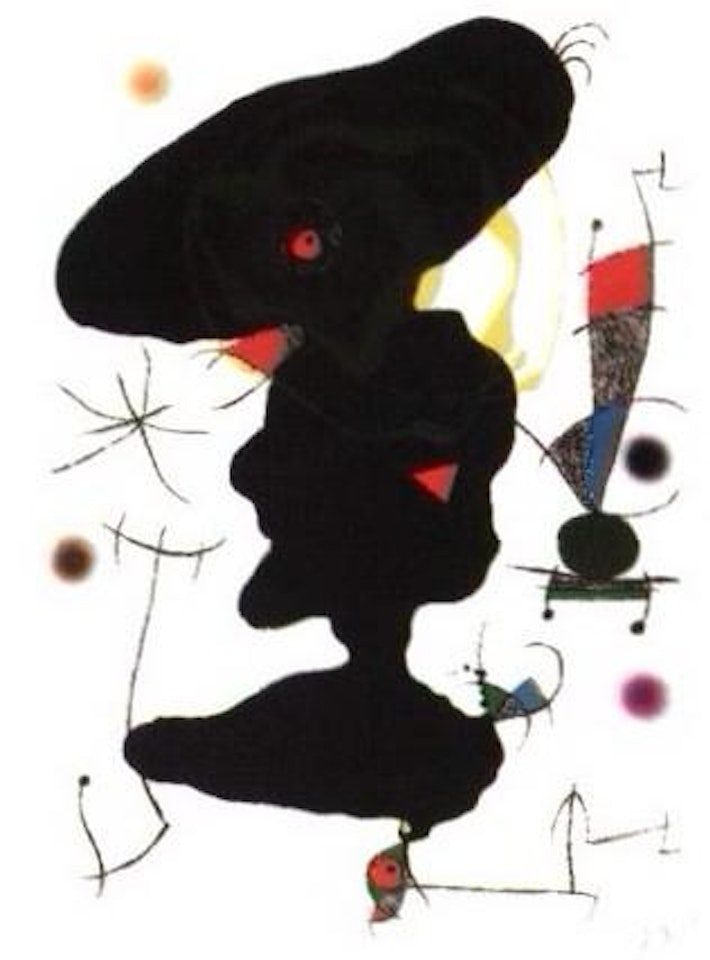 Plate V, from Oda a Joan Miro by Joan Miró