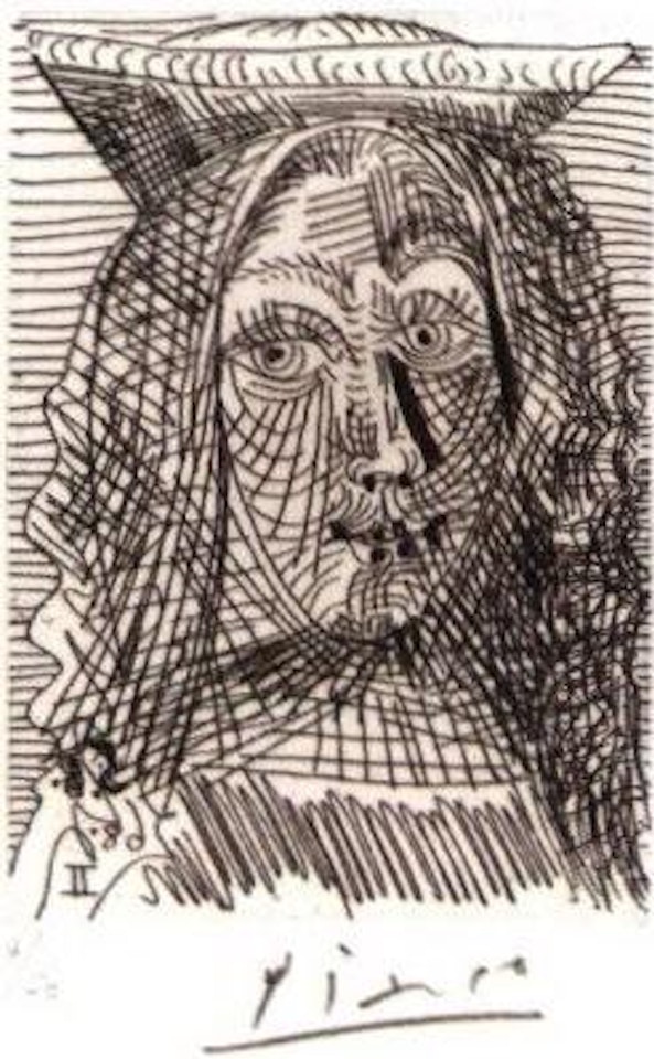 Jeune dame espagnole by Pablo Picasso