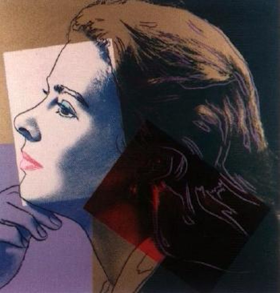 Ingrid Berman as herself by Andy Warhol