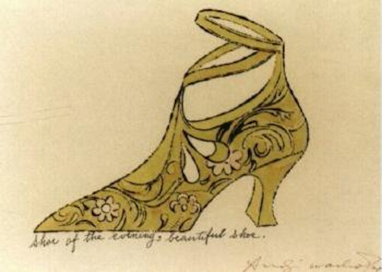 A la recherche du shoe perdu by Andy Warhol