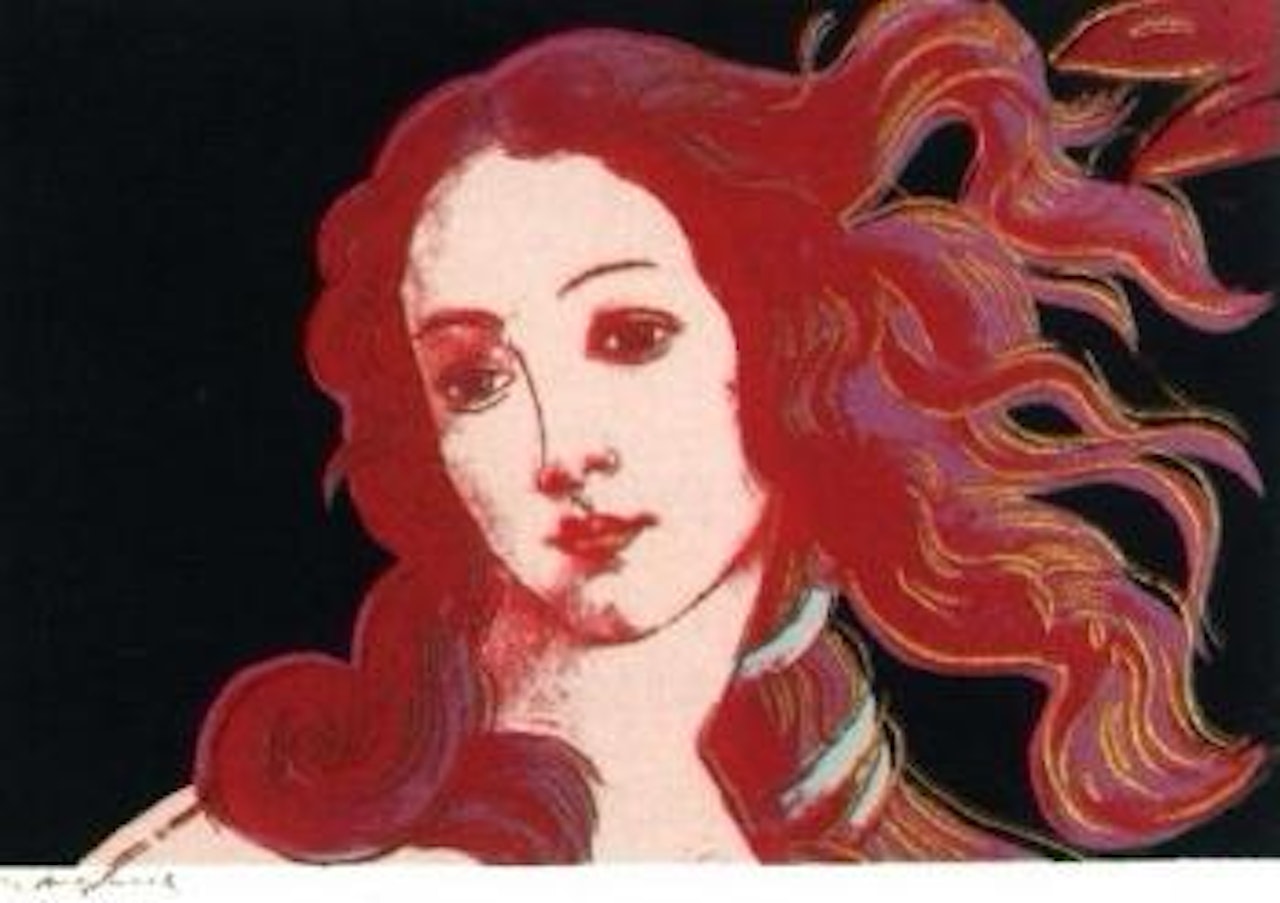 Sandro Botticelli, birth of Venus by Andy Warhol