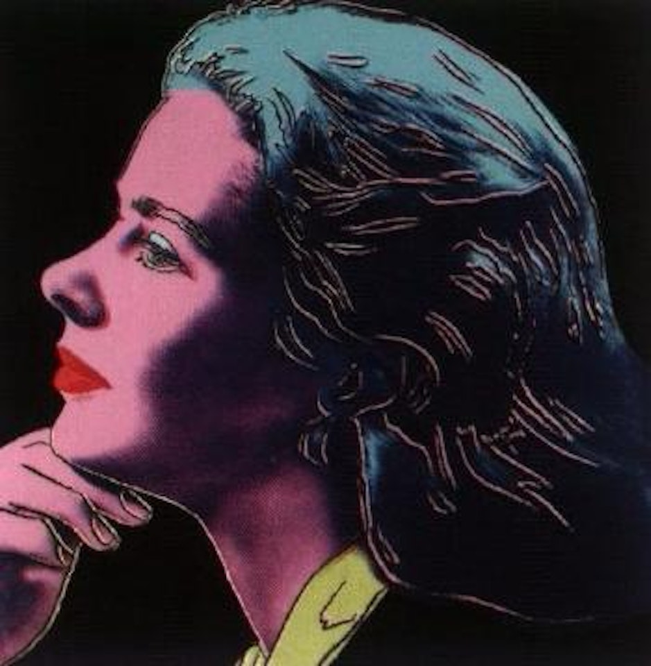 Ingrid Bergman as herself by Andy Warhol