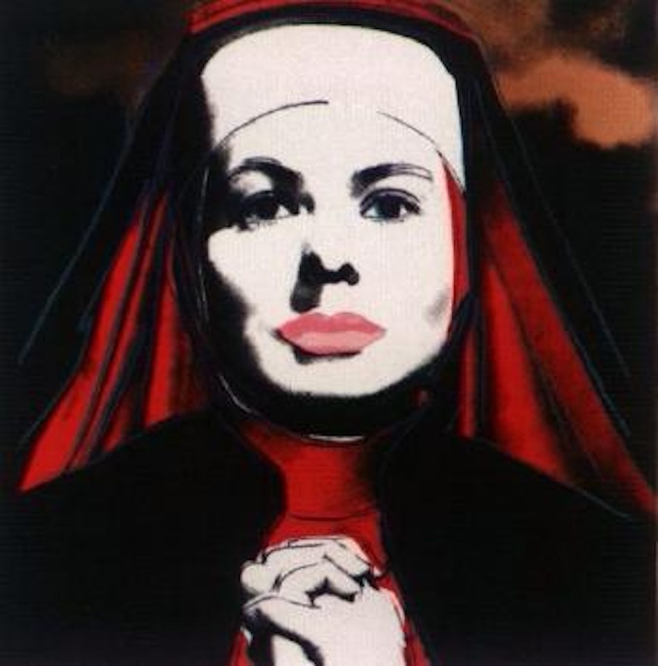 Ingrid Bergman as the nun by Andy Warhol