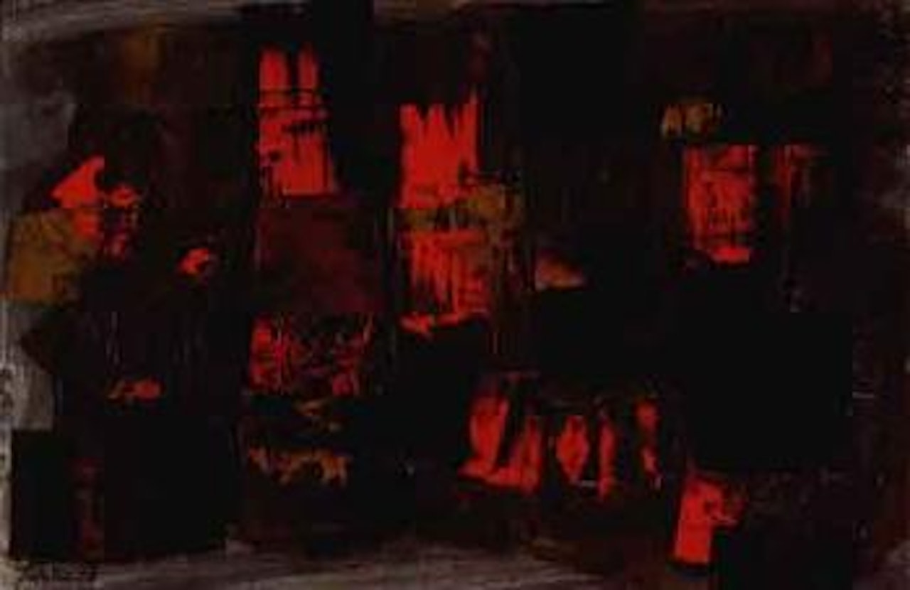 Untitled composition by Fritz Winter