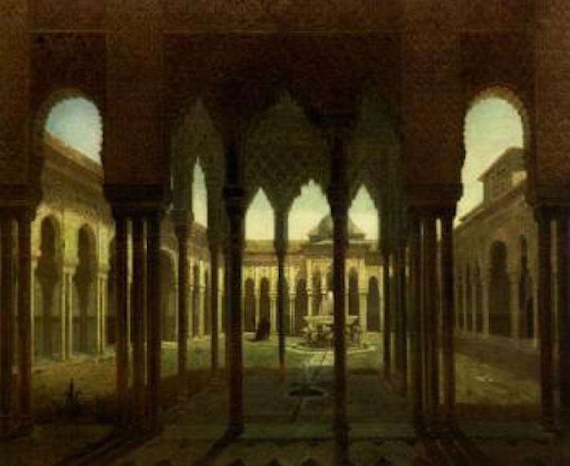 Alhambra palace, Grenada by Spanish School