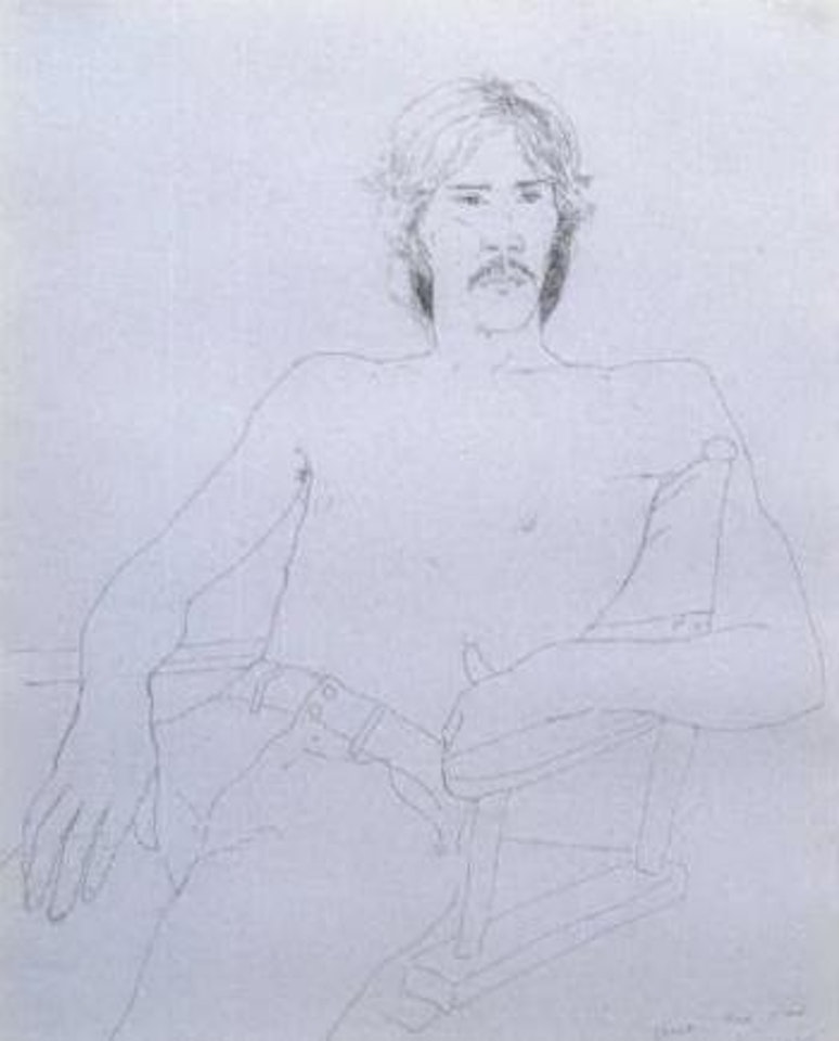 Chuck by David Hockney