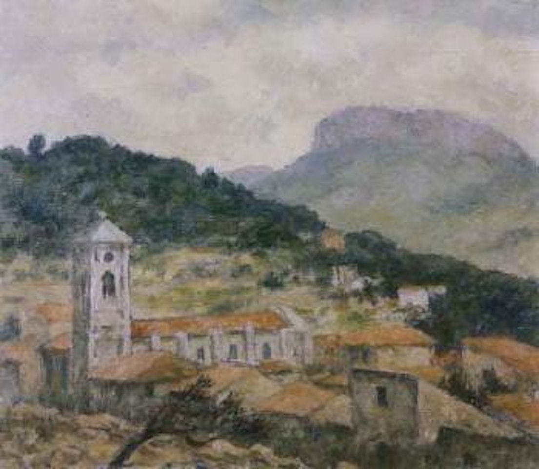 French landscape by Rupert Charles Wulsten Bunny