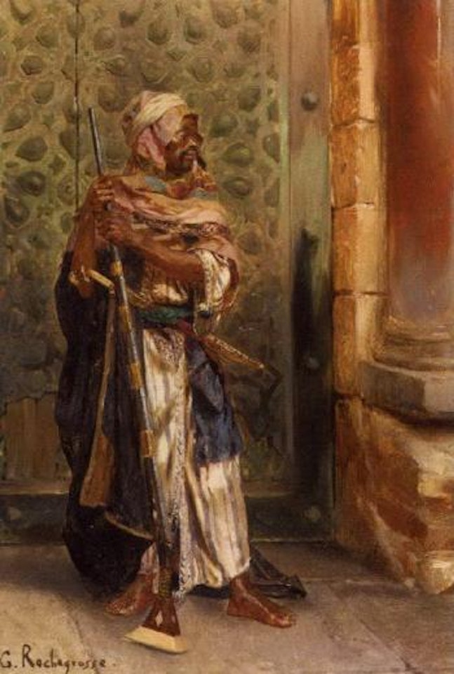 Arab guard by Georges Antoine Rochegrosse