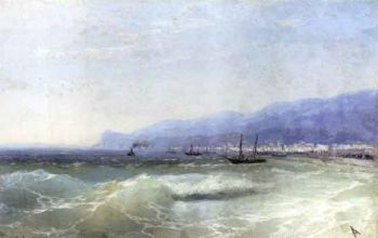 View of Feodosia, 26 September 1897 by Ivan Konstantinovich Aivazovsky