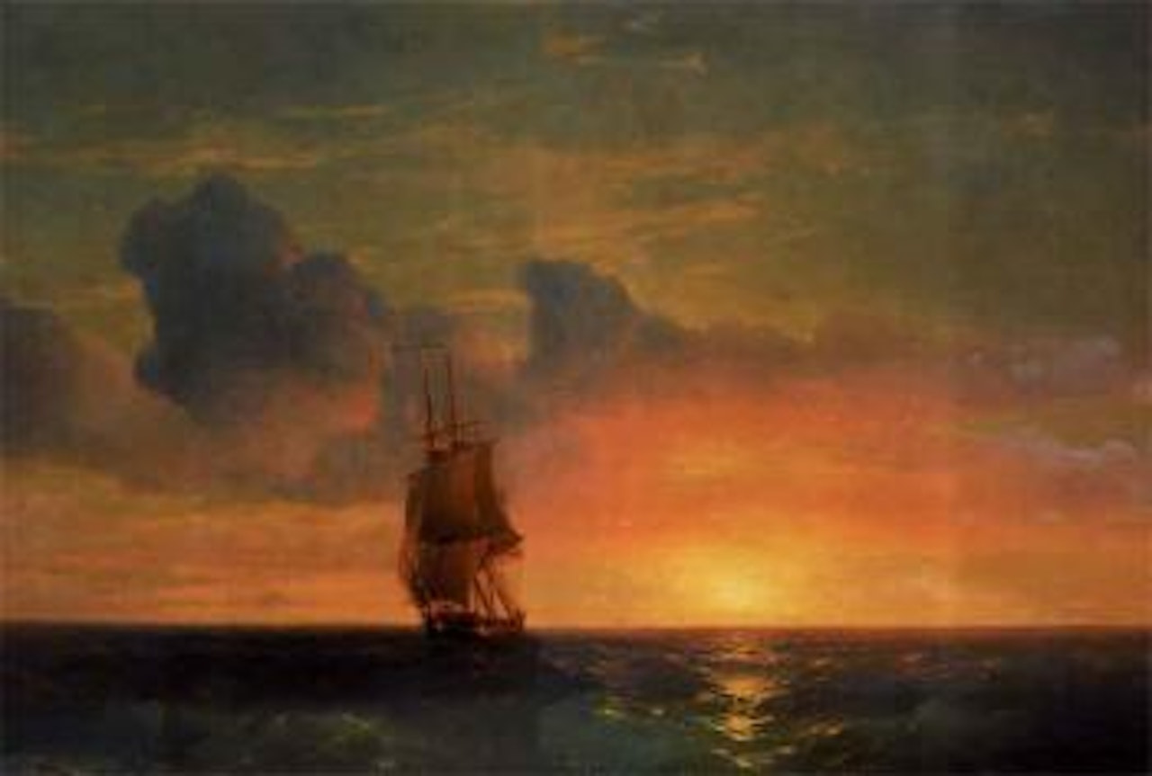 Marine scene by Ivan Konstantinovich Aivazovsky
