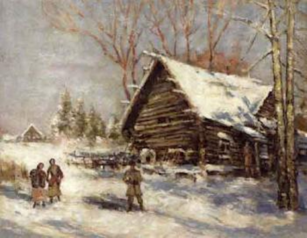 By the Dacha by Konstantin Alekseevich Korovin