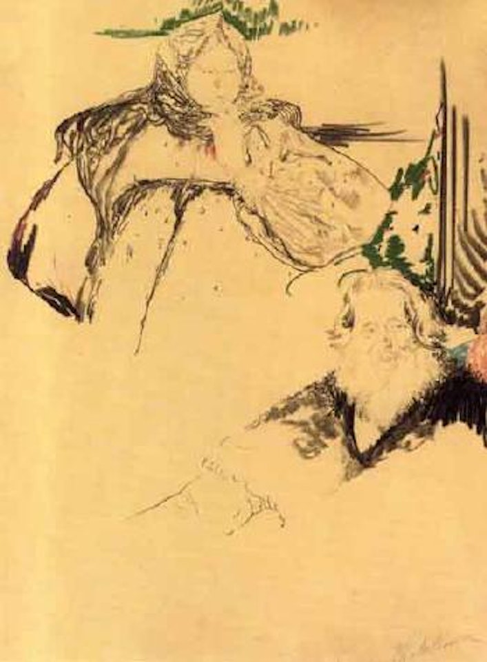 Peasant couple by Filip Malyavin