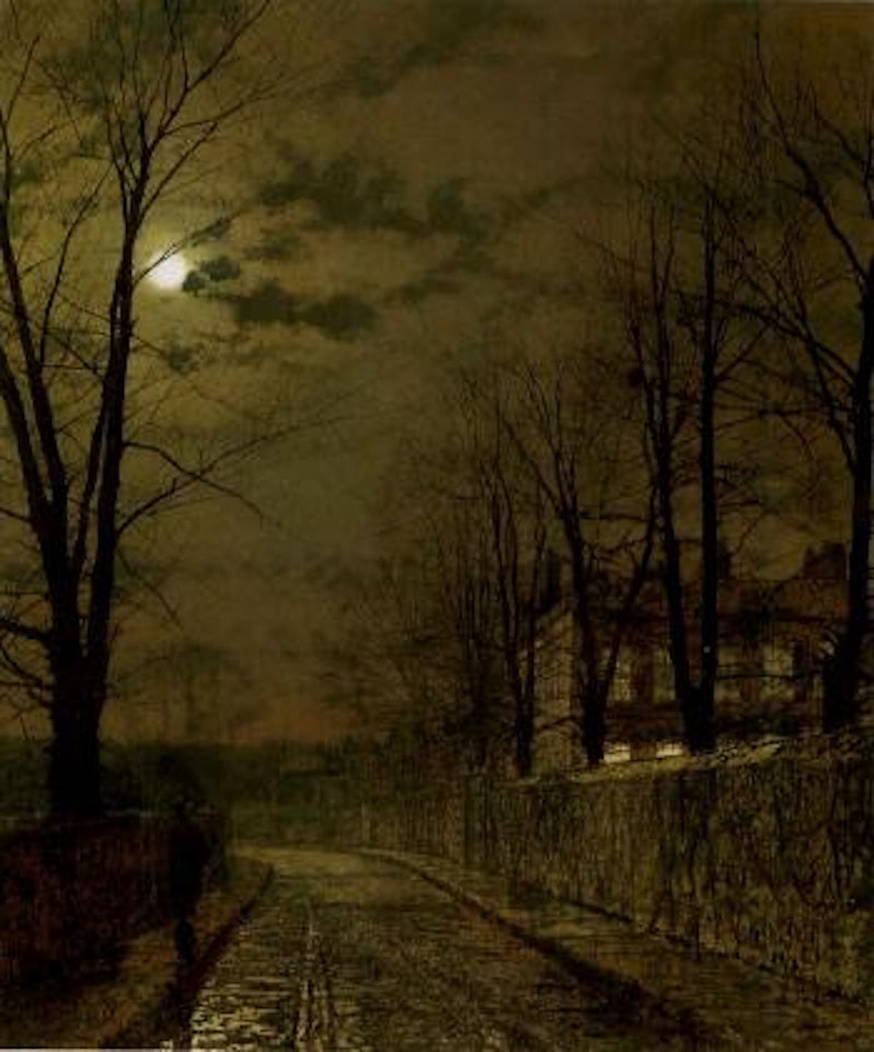 December moonlight by John Atkinson Grimshaw
