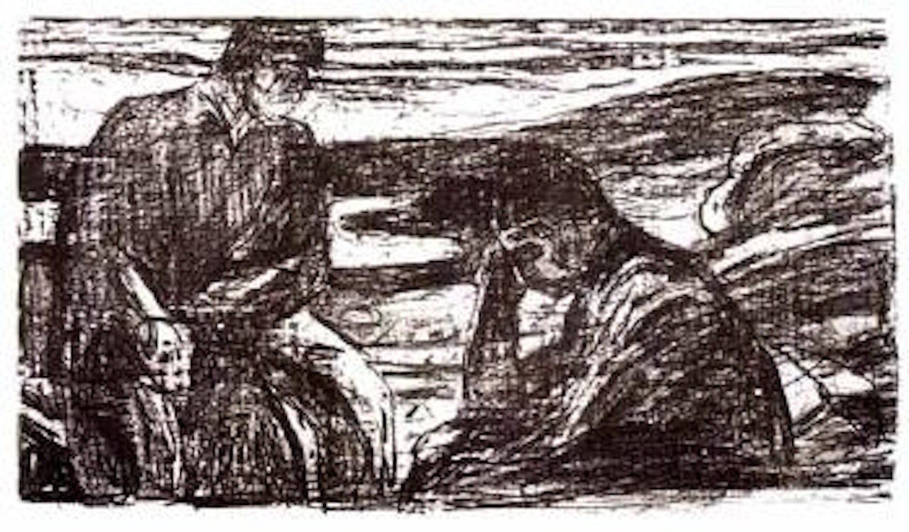 Pretenders to the throne - Skule and Jatgeir I by Edvard Munch