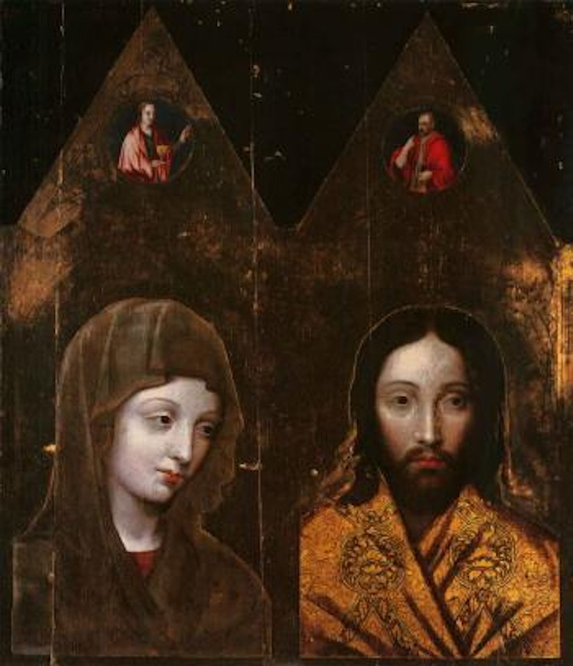 Christ Salvator Mundi et la Vierge Mater Dolorosa by French School