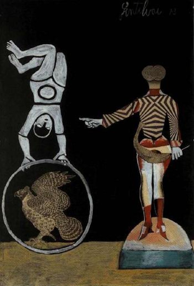 Acrobats by Franco Gentilini