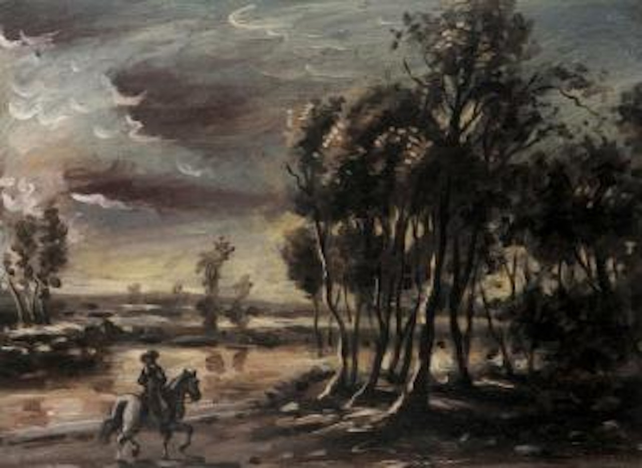 Sunset on the Ticino by Giorgio de Chirico