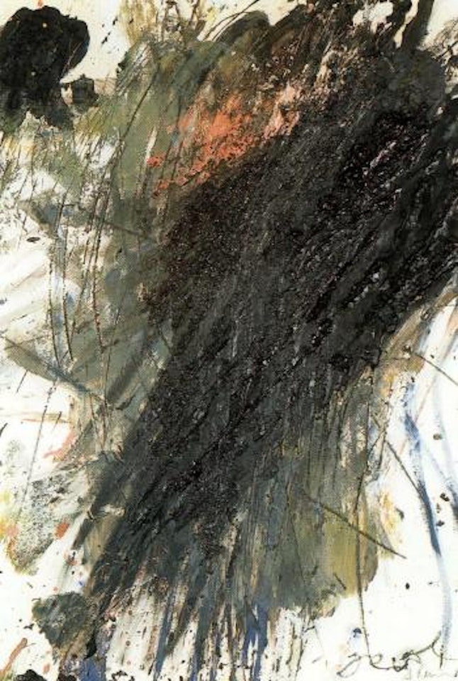 Finger painting by Arnulf Rainer