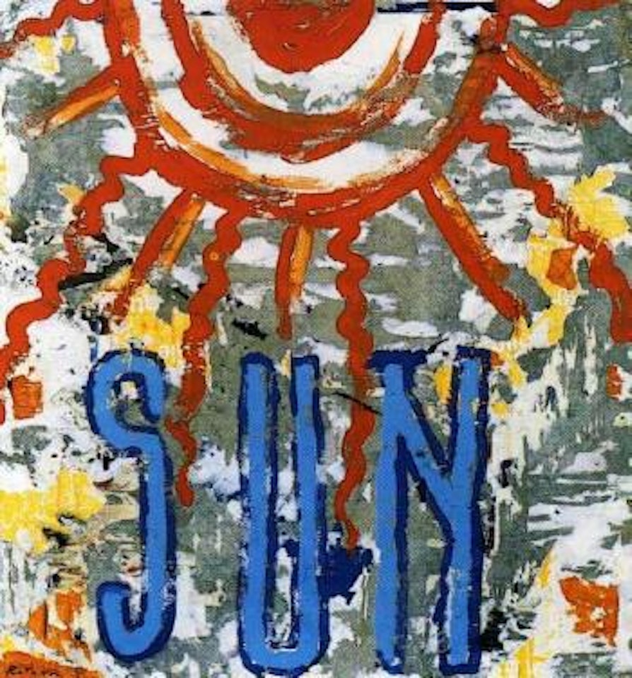 Sun by Mimmo Rotella
