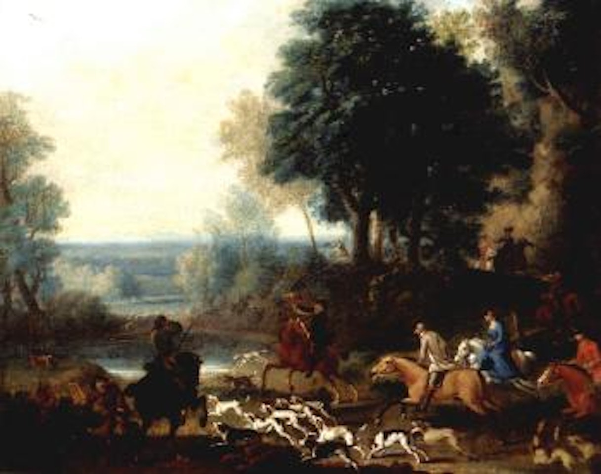 Hunt in full cry by John Wootton