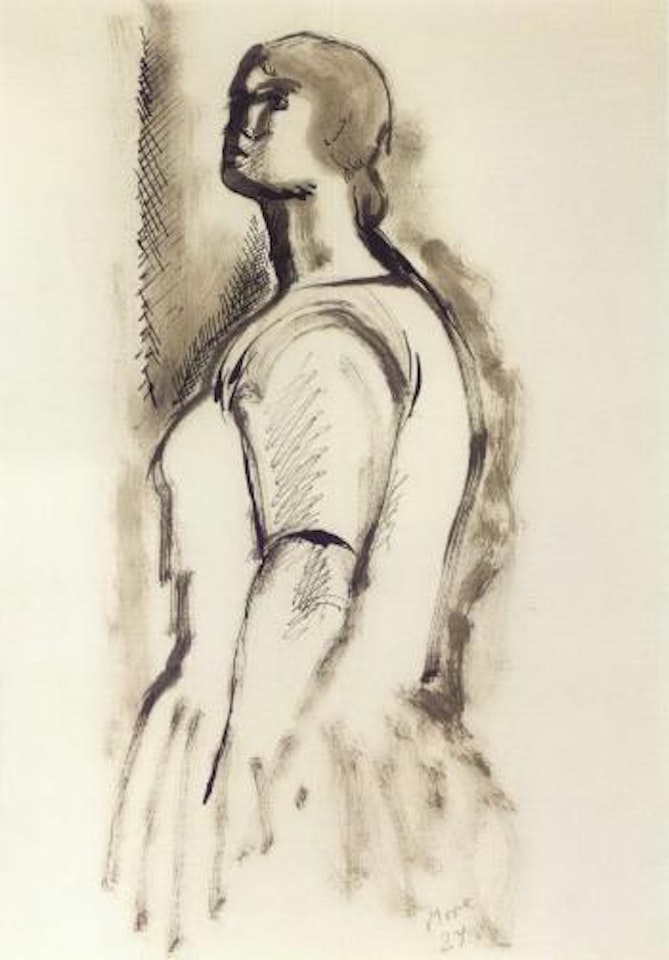 Artist's sister Mary by Henry Moore