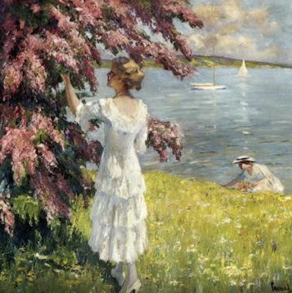Unter dem Rotdorn by Edward Cucuel