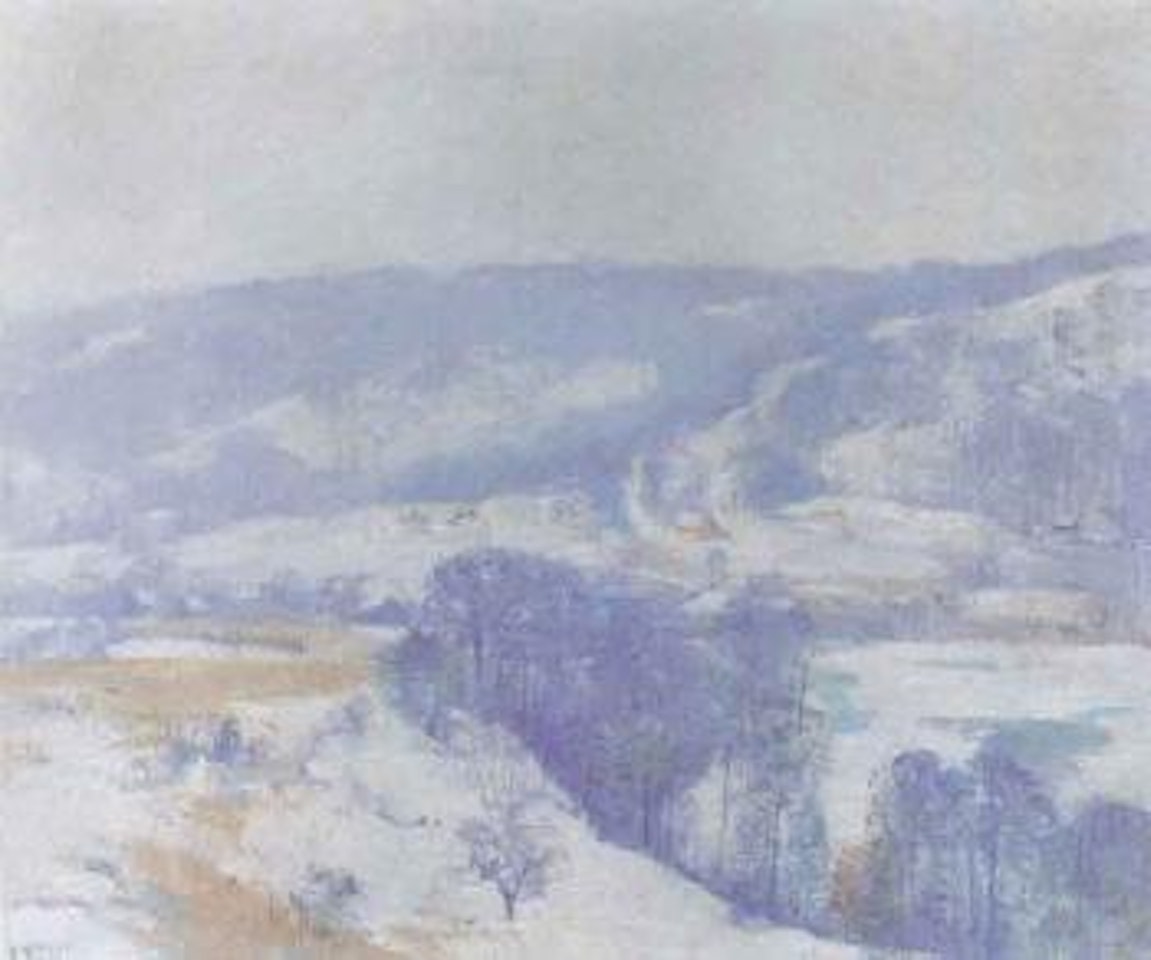 First snow, Lyme, Connecticut by Guy Carleton Wiggins