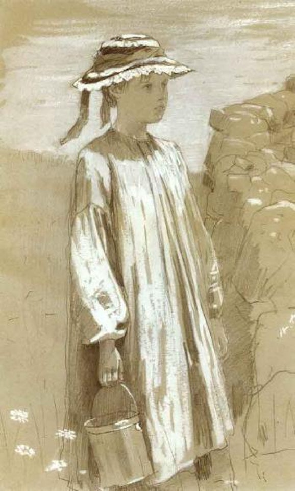 Berry picker by Winslow Homer